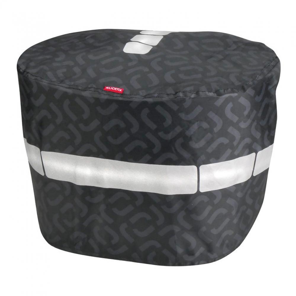 KLICKfix Regenschutzhülle M schwarz für Reisenthel Bikebasket 26x35x34 cm