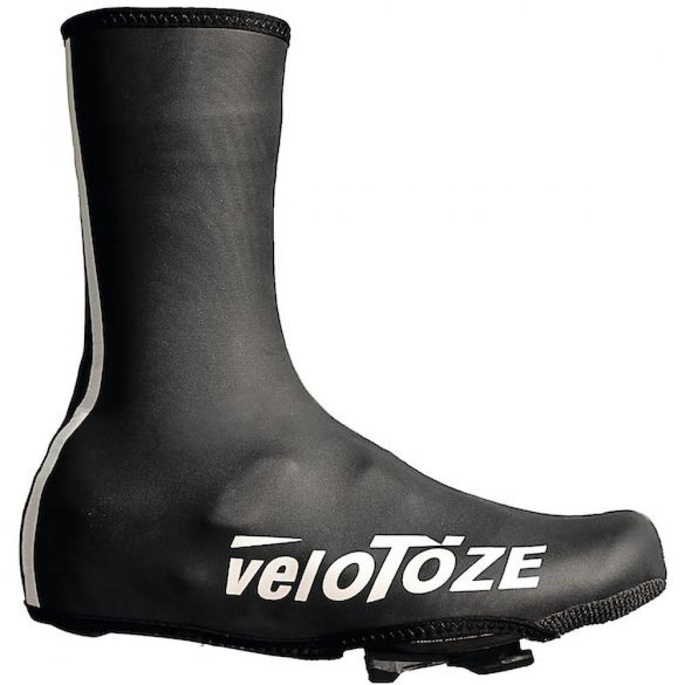 VeloToze Überschuh Neopren wasserdicht M schwarz - warmer Nässeschutz für Raßahrer