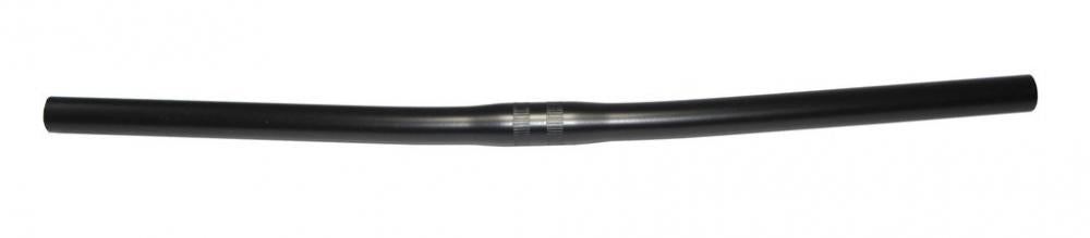 Ergotec Lenkerbügel Town Exclusive aus schwarzem Stahl, D 25,4 mm, 580 mm breit, 4° Kröpfung.