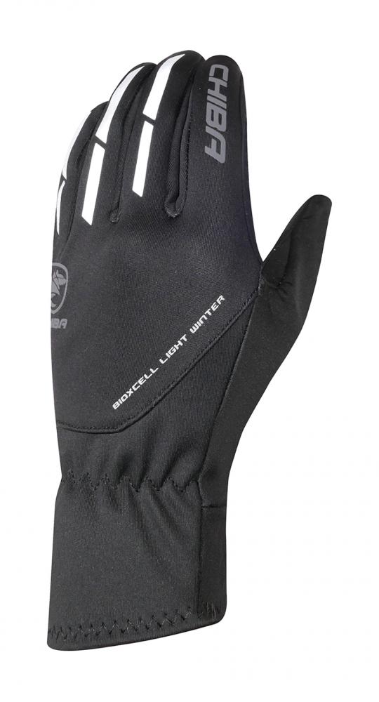 CHIBA BioXCell Light Winter - Radhandschuhe S schwarz, Softshell, BioXCell Gelpolster