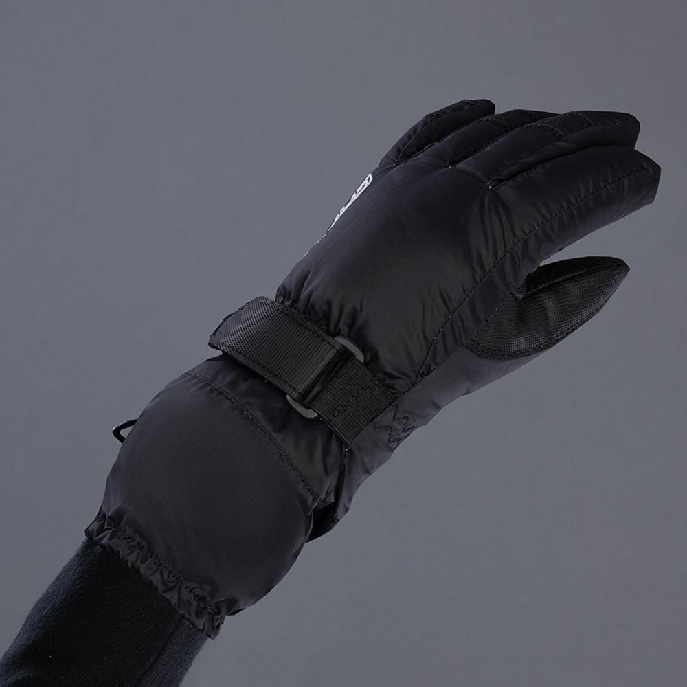 CHIBA Kids Allround Finger - Kinder Fahrradhandschuhe, wasserdicht, winddicht, Größe 5, schwarz