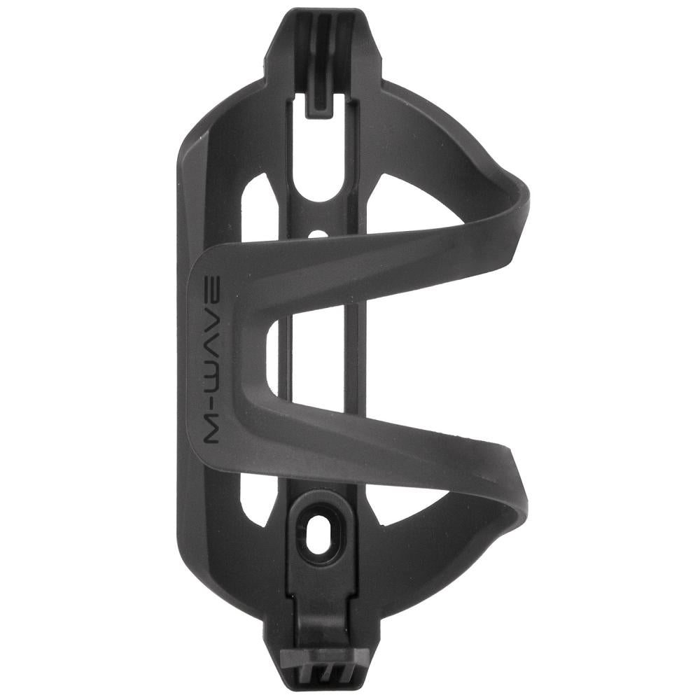 M-wave Bc Vario Side Flaschenhalter - Schwarz, Kunststoff, Beidseitiger Zugriff, Inkl. Montageadapter
