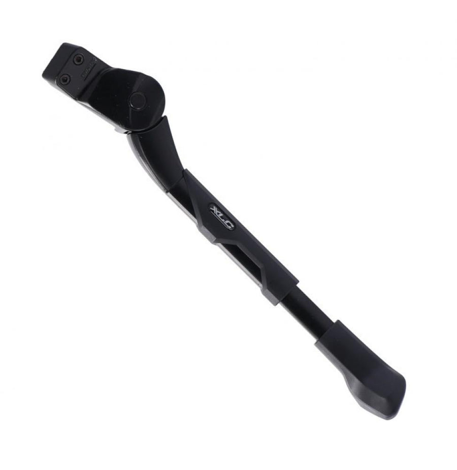 XLC KS-C06 Hinterbauständer schwarz, verstellbar 26-29\", 18mm/Ø5mm, XXL Ausladung, bis 35kg belastbar, ideal für E-Bikes, extra breiter Kunststofffuß für stabilen Stand