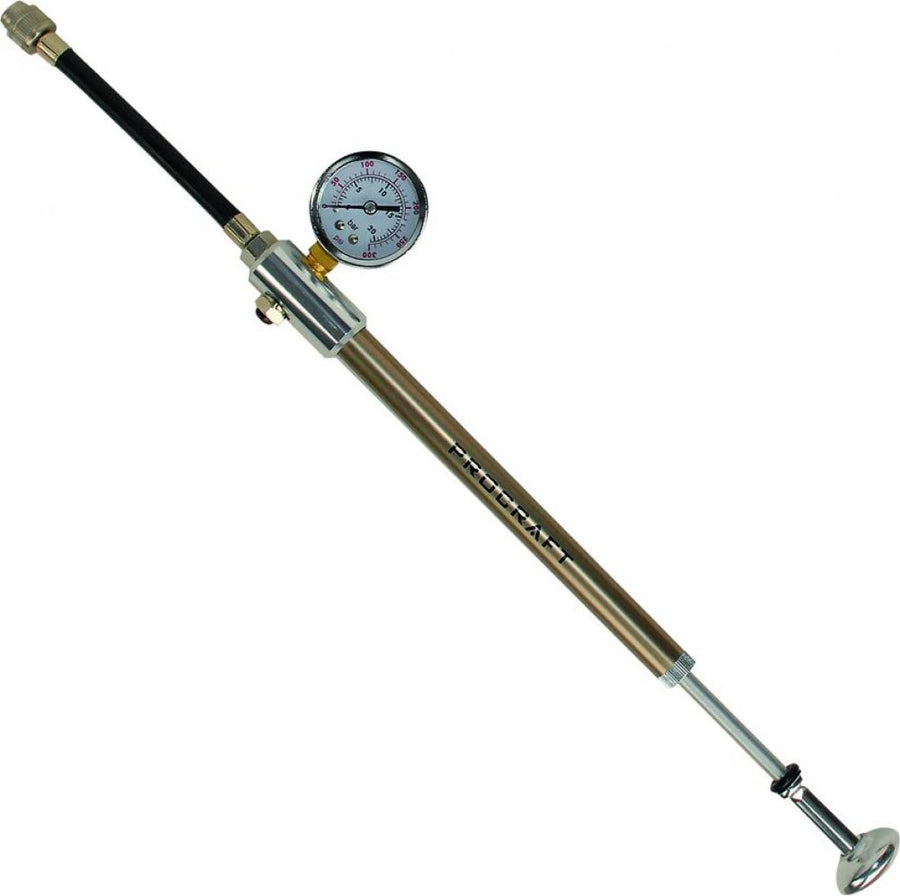 Procraft Federgabel-/ Dämpferpumpe Blow Up One Size Schwarz/silber - präzises Fahrwerks-Tuning