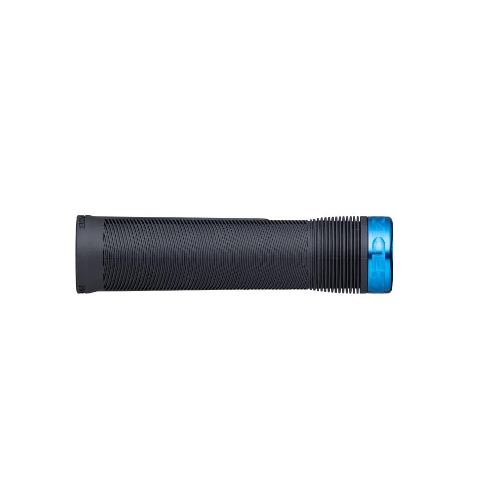 Race Face Chester Lock-On Griff 136/34mm schwarz/blau für sicheren Halt und Kontrolle.