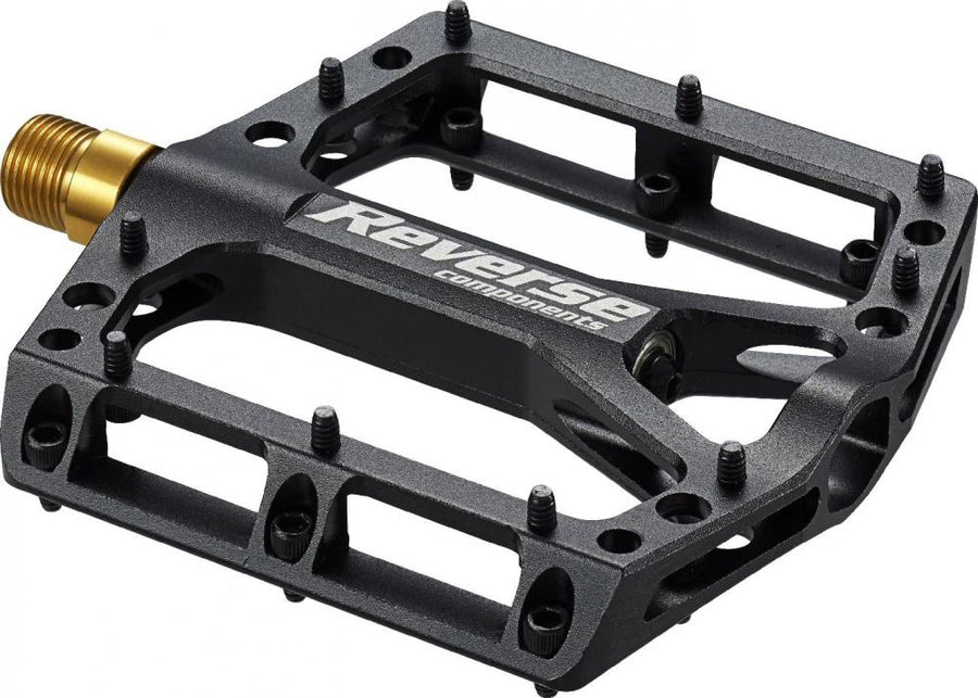 Reverse Pedal MTB Black One Titanium AL6061 40 Alu-Pins schwarz/schwarz