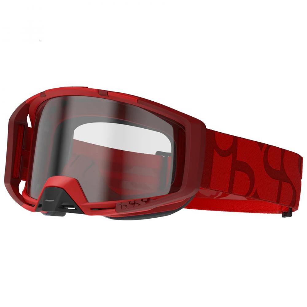 IXS Sports Division iXS Trigger Goggle Clear Lens unis Racing Red - maximales Sichtfeld & Komfort