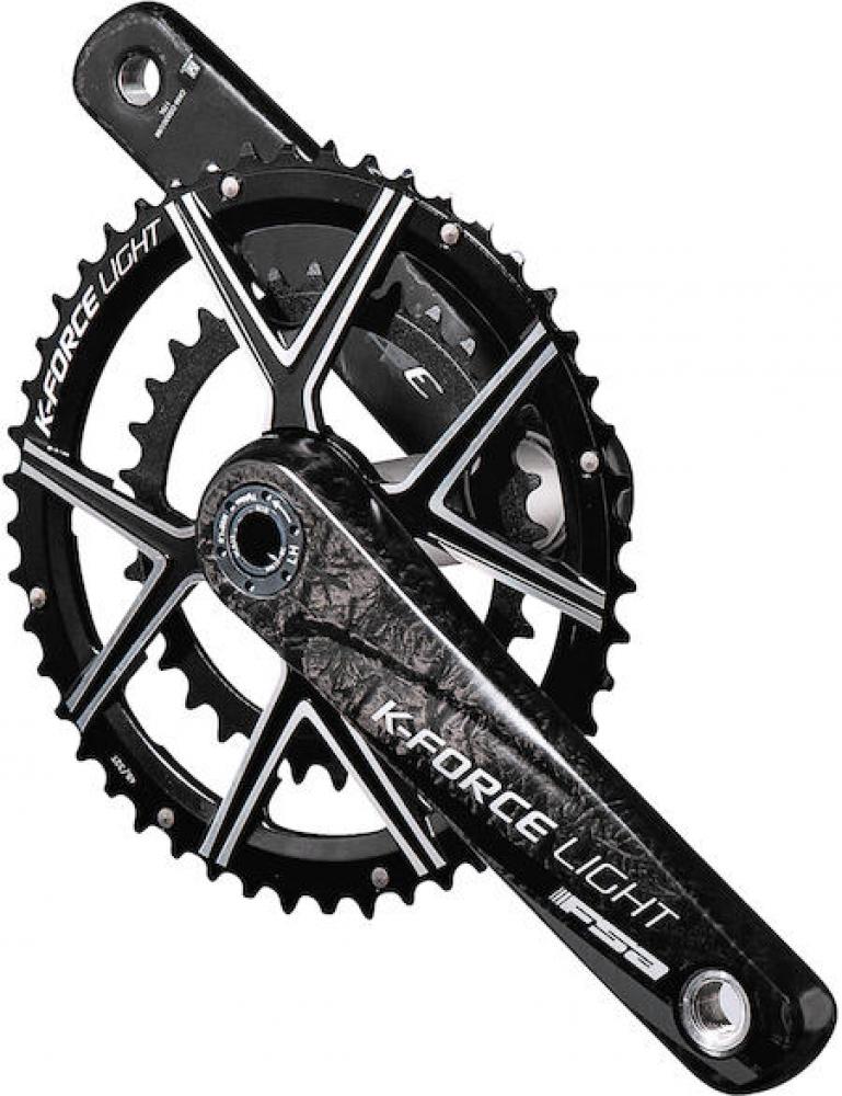 FSA Kurbelgarnitur K-Force Light Road Modular 175 mm Schwarz - leichte Performance-Kurbel