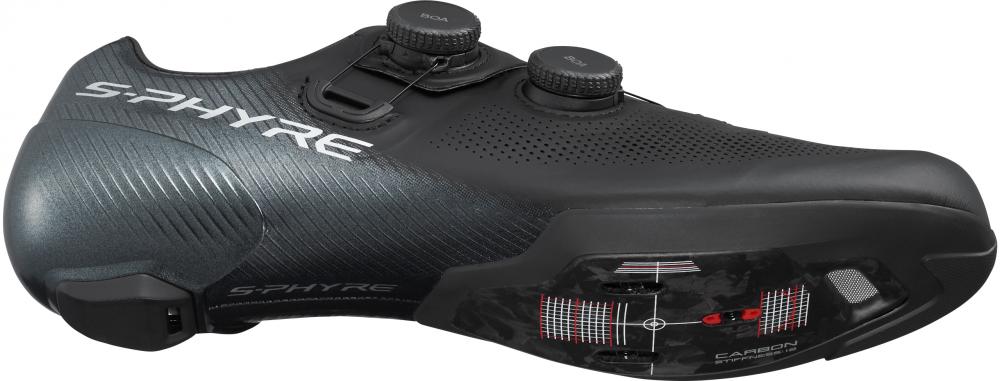 SHIMANO SHIMANO Fahrradschuhe RC903 Damen/Herren Road SPD-SL - 45, Schwarz