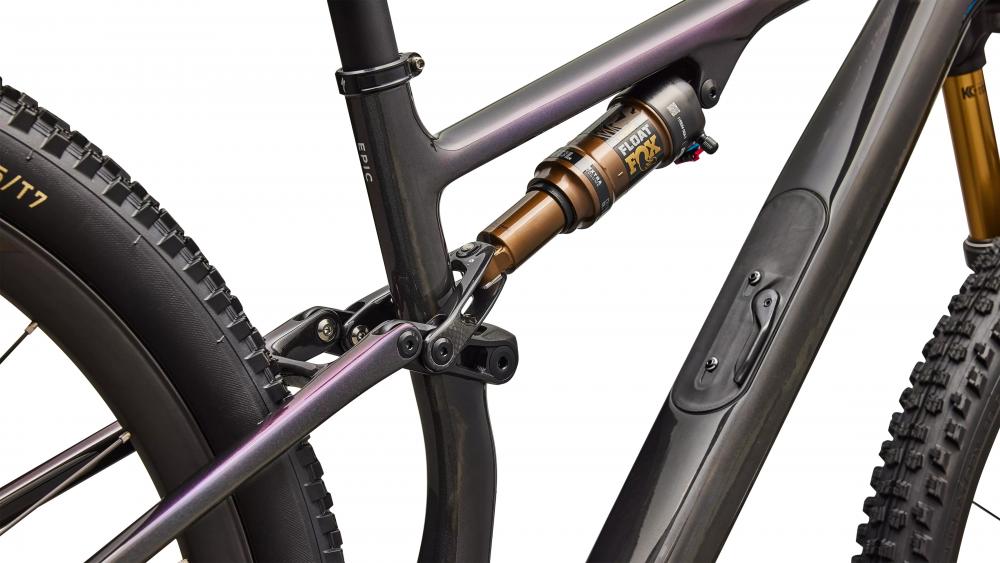 Specialized EPIC 8 SW EVO DI2 Mountain Bike - Carbon/Purple/Liquid Metal Größe M - Mountainbike