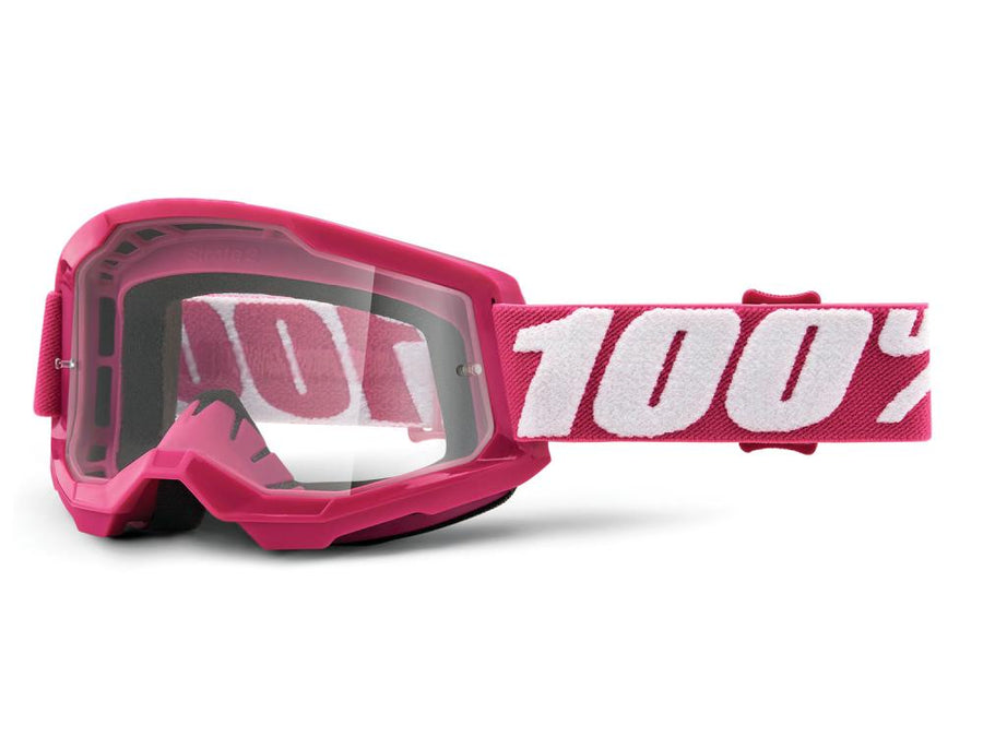 100% Strata 2 Goggle - Clear unis Fletcher - großes Sichtfeld & Komfort
