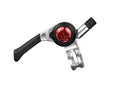 Microshift SL-T09-SV Daumenschalthebel 2/3x9-fach Silber - klassische Schaltung