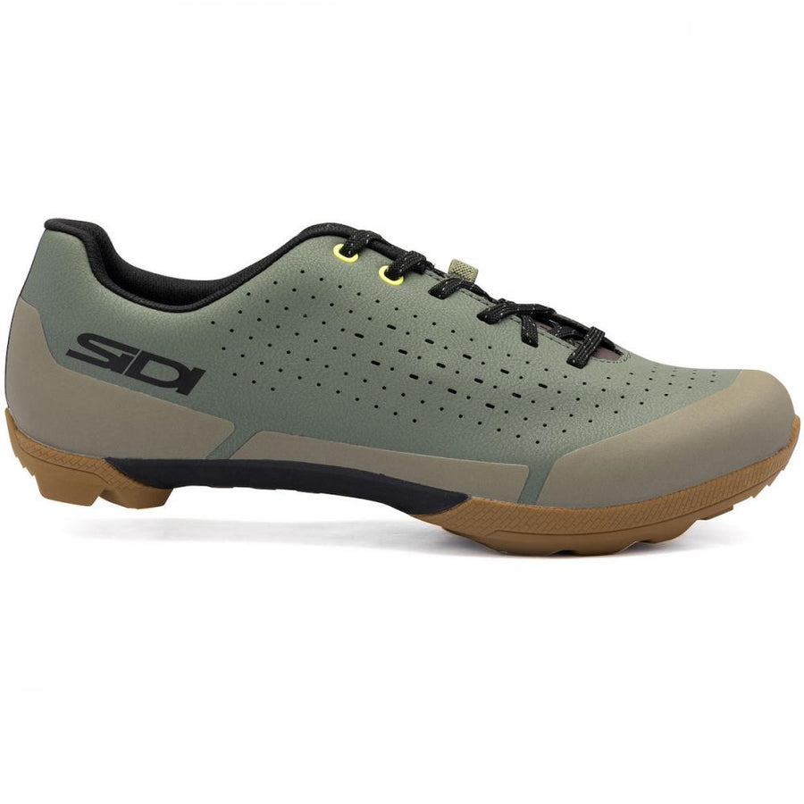 SIDI Asper Laces Gravel-Schuhe Military Gr. 45 - GR1NC-Sohle, Millenium Fit, Microtech-Obermaterial, Schnürverschluss