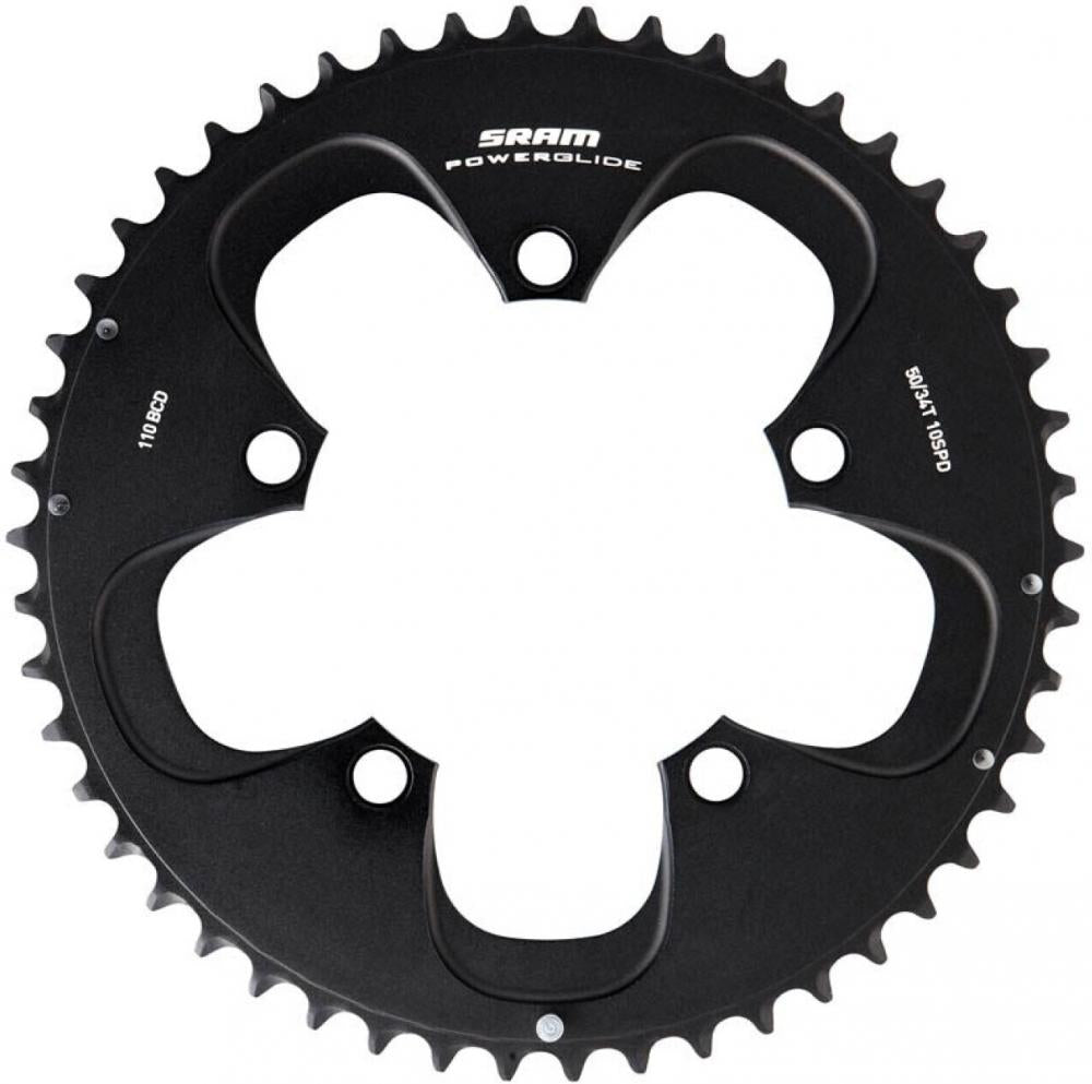 SRAM Red Kettenblatt 34T 11-fach schwarz - Hochleistungs-Chainring für Rennrad
