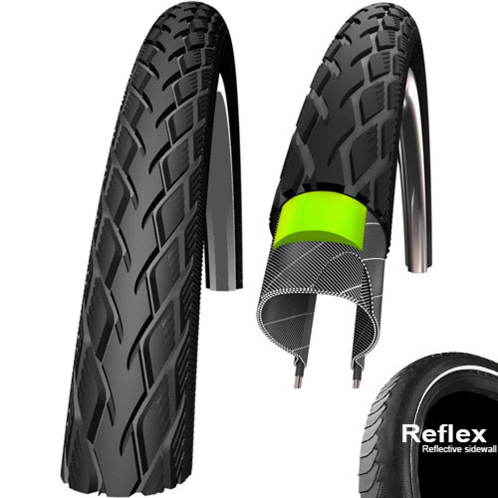 Schwalbe Reifen Marathon 26x2.00" 50-559 schwarz Reflex E-50 HS420 Draht"