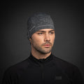 CHIBA Mütze Pro Man - Thermostretch, reflektierend, S/M, hellgrau