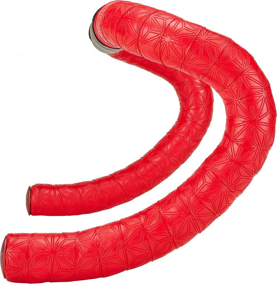 Specialized Super Sticky Kush Tape Classic - Lenkerband in Red/Ano Red Plugs für optimalen Grip