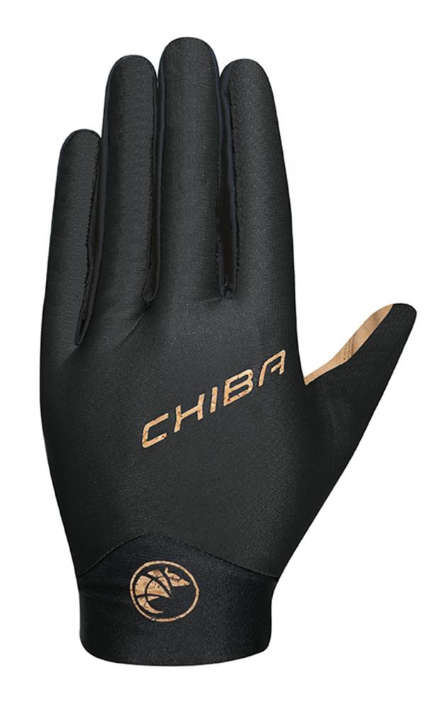 CHIBA Eco Glove Pro Touring - Radhandschuhe XS schwarz, recycelt, atmungsaktiv