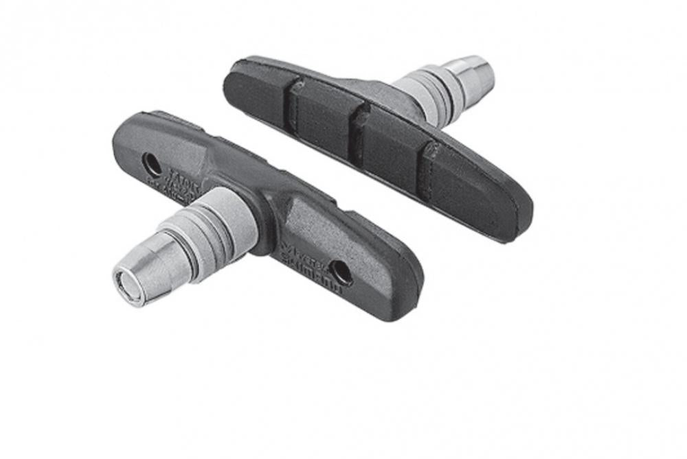 SHIMANO Bremsschuh M70T3 1 Paar für Alufelge. Cartridge-Bremsbelag für Fahrrad-V-Brakes.