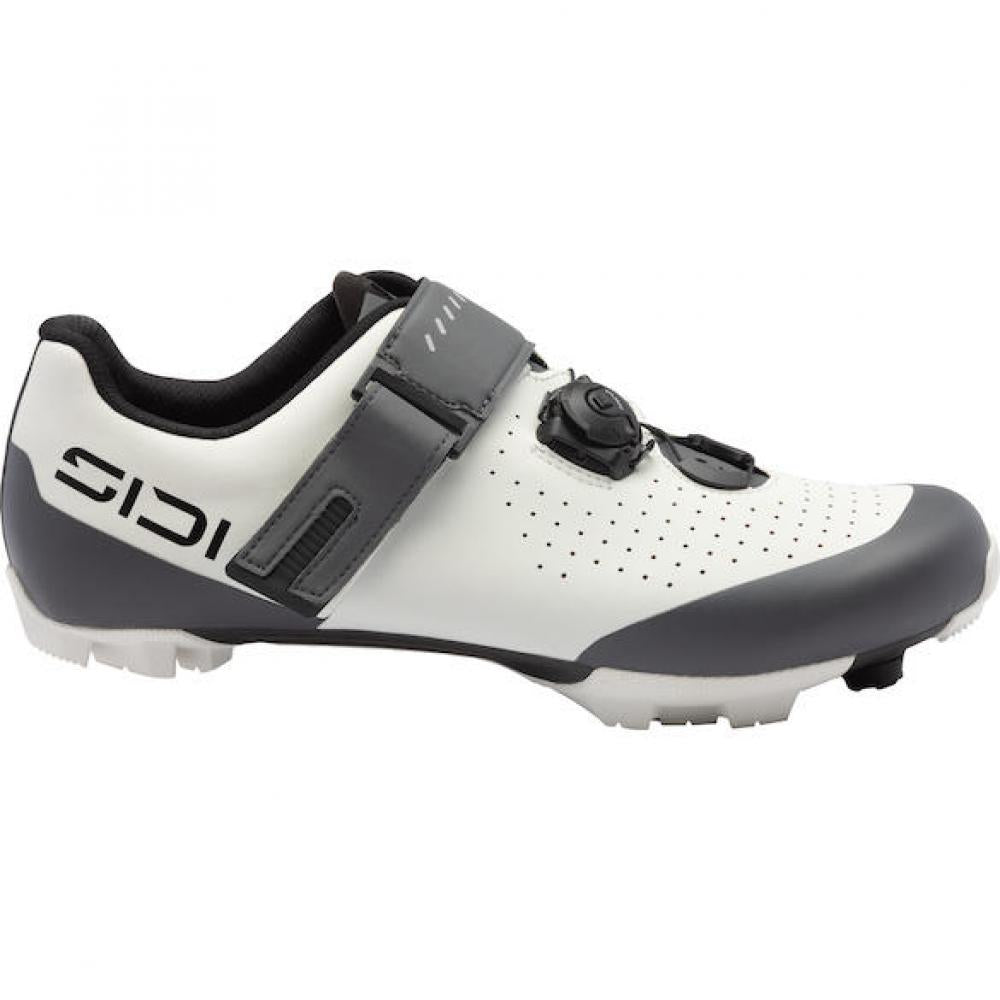 Sidi MTB PHYSIS ice white/anthracite 43 Weiß/Anthrazit - leistungsstarker MTB-Schuh mit Carbonsohle