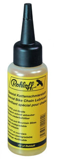 Rohloff Spezial Kettenschmierfett 50ml, gelbe Flasche mit schwarzem Verschluss für Fahrradketten