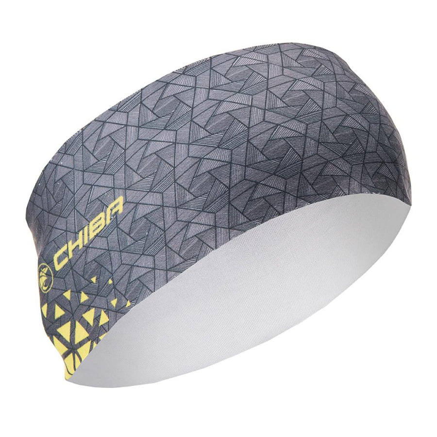 CHIBA Headband Summer - elastisches Stirnband neongelb, UV-Schutz, EG