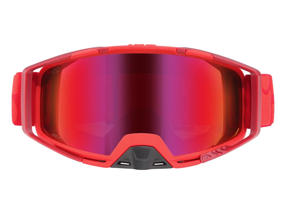IXS Sports Division iXS Trigger Goggle Mirror unis Racing Red - maximale Sicht & Schutz