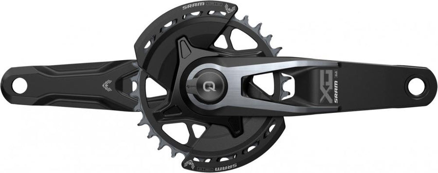 SRAM Kurbelgarnitur Quarq X0 Eagle T-Type AXS 165 mm - Präzise Leistungsmessung für XC & Trail