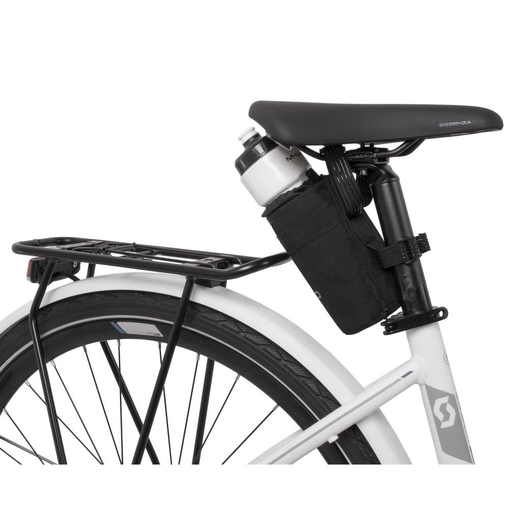 M-WAVE Amsterdam Bottle Iso Getränketasche - Isolierte Fahrradflaschentasche für Lenker, Rahmen und Sattelstütze