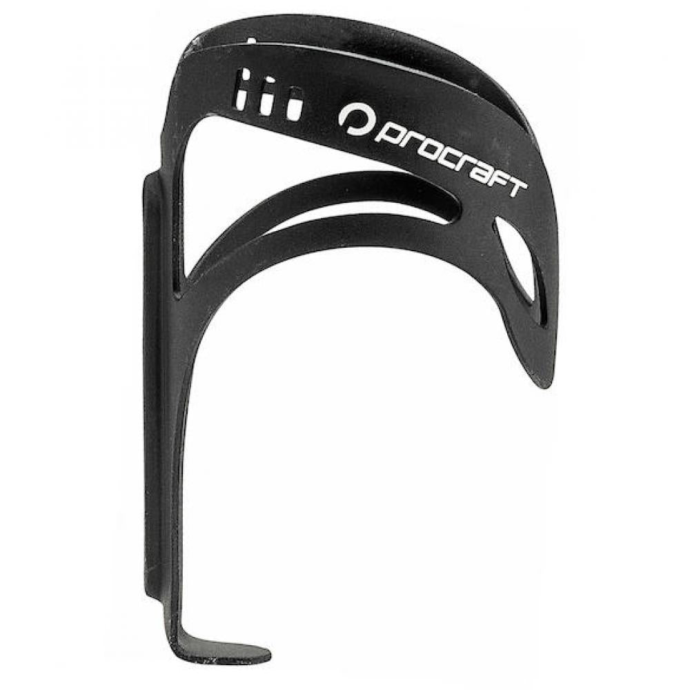 Procraft Flaschenhalter Alu Pro Ø 74 mm Schwarz - Leichter Aluminium-Flaschenhalter 51 g
