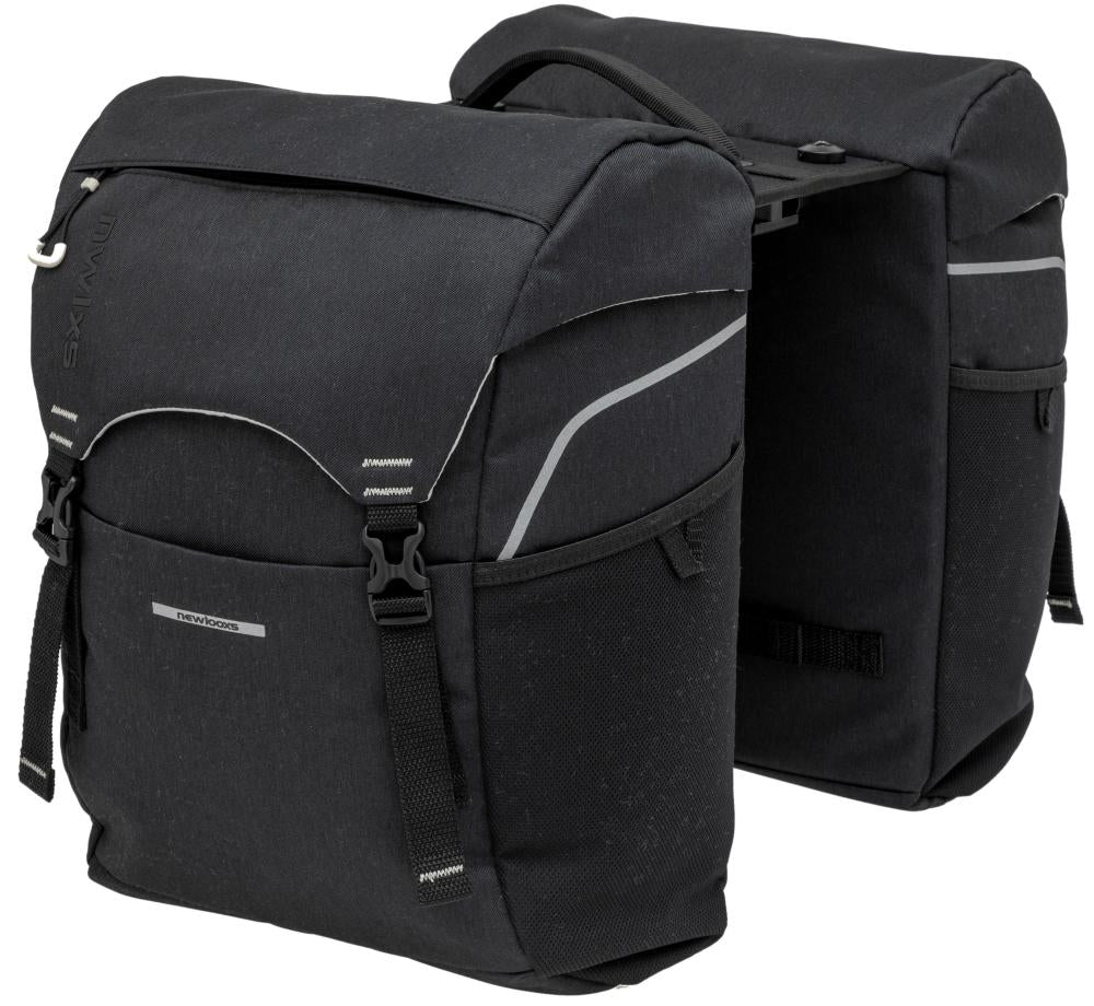 New Looxs Doppelpacktasche Sports MIK Black 37L Black - geräumige Gepäckträgertasche