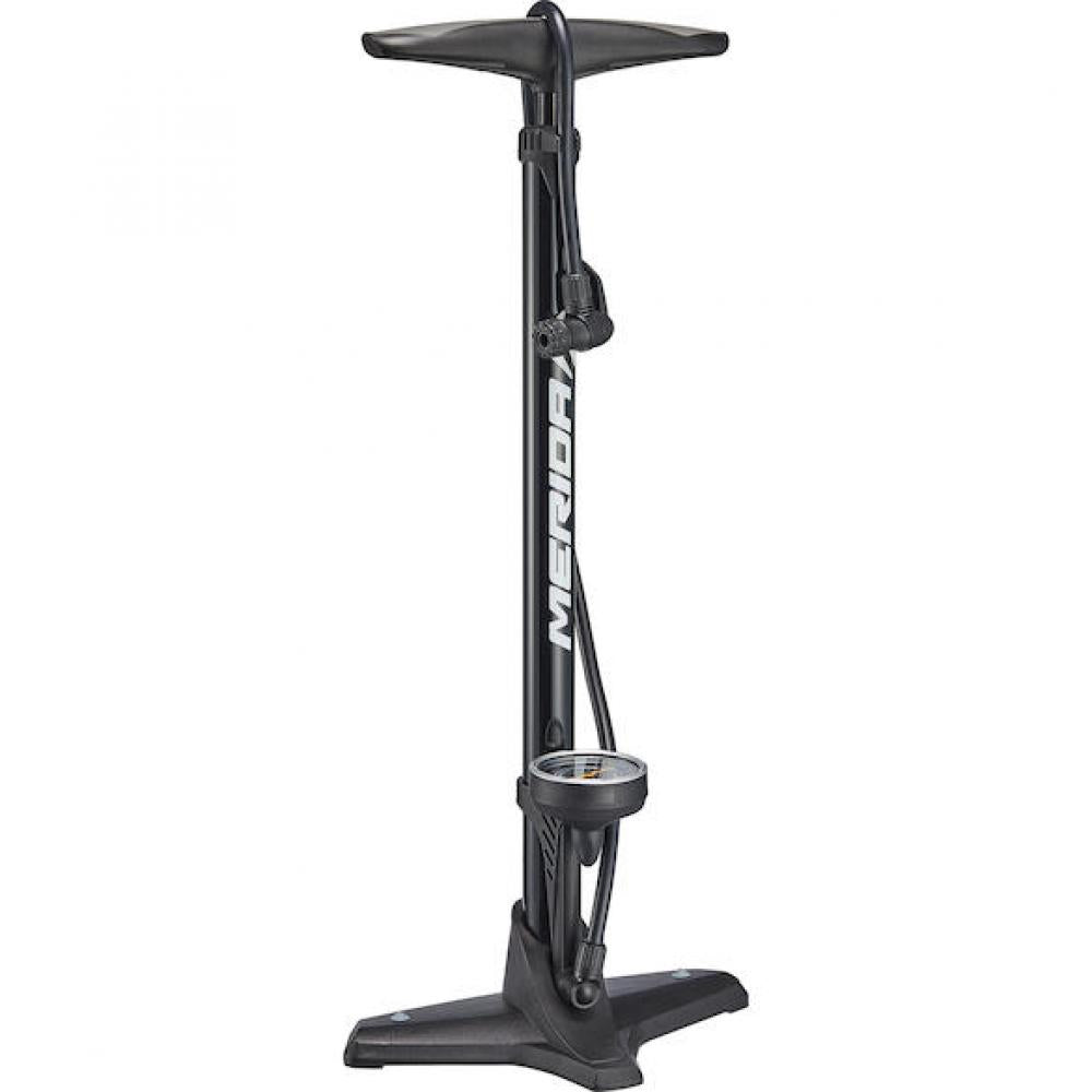Standpumpe Basic 61 cm Schwarz/weiß - 160 psi, Stahl-kunststoff, Inkl. Manometer & Adapter