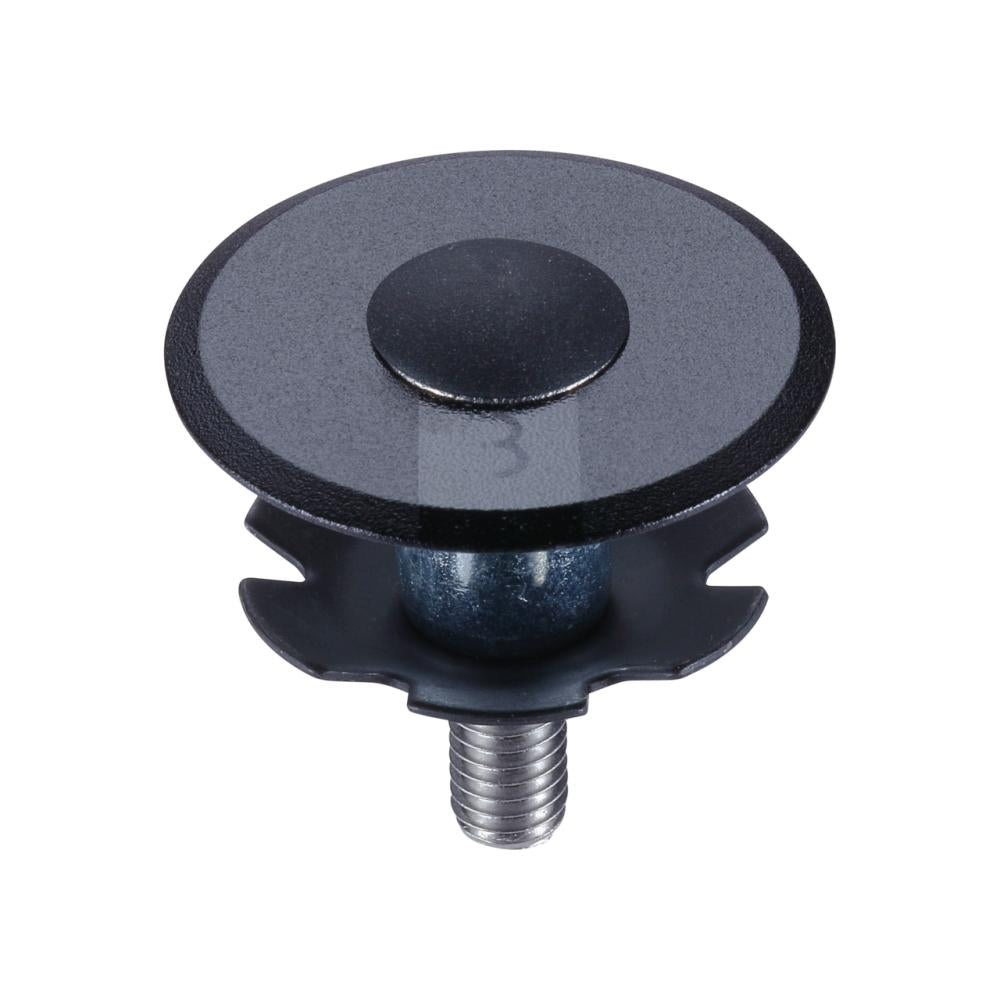 BBB Cycling BBB RoundHead Plug 1 1/8" Schwarz - sauberer Abschluss für den Gabelschaft