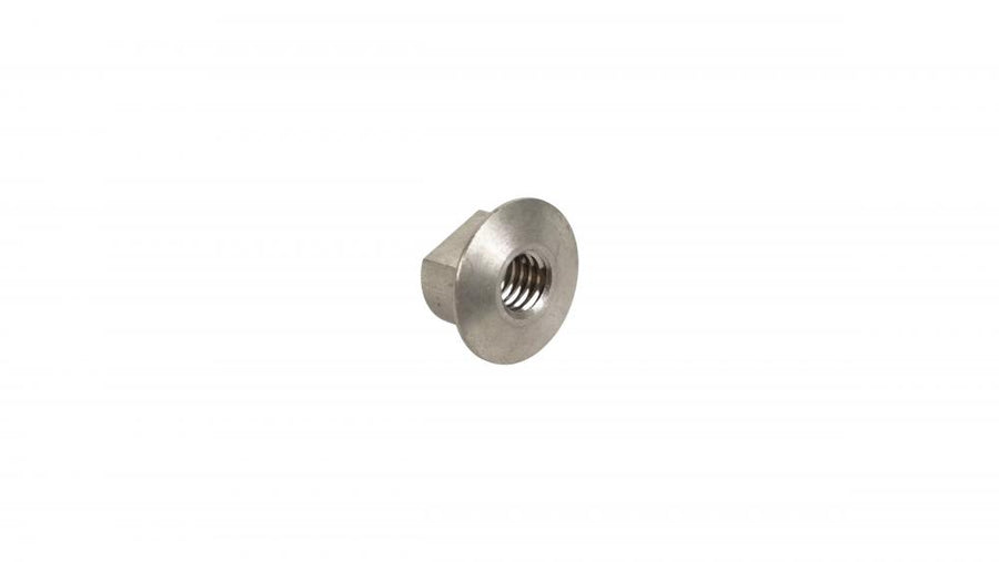 BLT Custom Downtube Protector Mounting Nut M4x0.7 - Steel Silver Finish - Befestigungsmutter