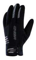 CHIBA Competition Plus - Radhandschuhe schwarz, Größe 8,5, winddicht & atmungsaktiv