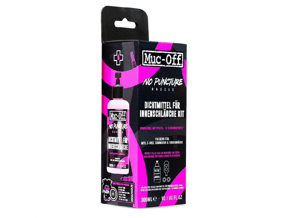 Muc-off No Puncture Hassle Dichtmittel Für Fahrradschläuche, 300 Ml  Versiegelt Löcher Bis 4 Mm, Geeignet Für Presta- Und Schrader-ventile, Wasserlöslich, Ideal Für Alle Fahrradtypen