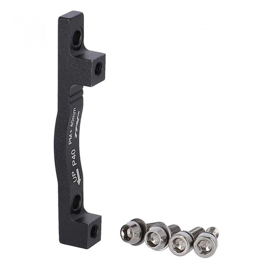 TRP Bremssatteladapter P-Series +40 mm Schwarz - Postmount-Adapter für größere Bremsscheiben