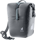 Deuter Valbona 20+5 Fahrradtasche 25 Liter Graphite - wasserdicht mit Roll-Top und Regenhülle