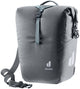 Deuter Valbona 20+5 Fahrradtasche 25 Liter Graphite - wasserdicht mit Roll-Top und Regenhülle