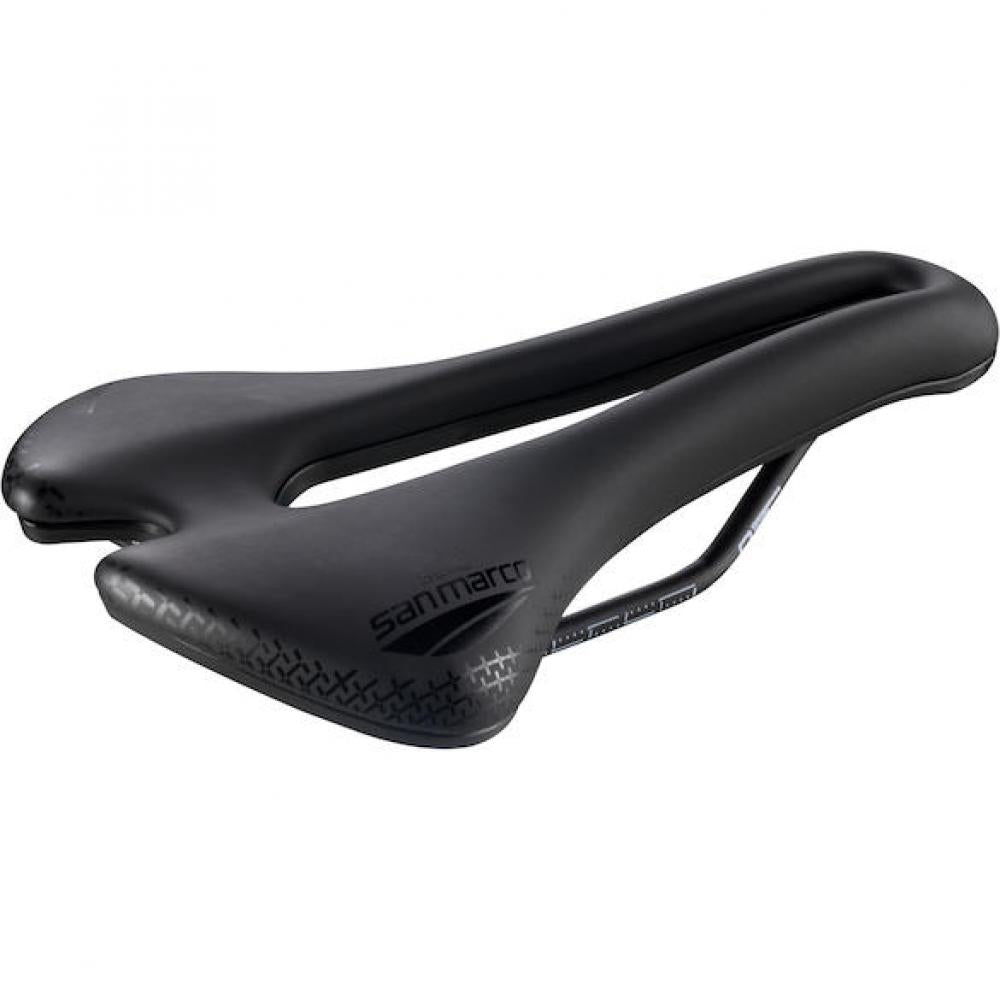 Selle San Marco Sattel Aspide Short Comfort Dynamic 155 x 250 mm Schwarz - maximaler Komfort