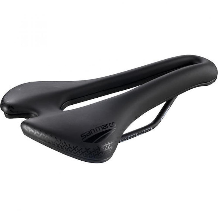Selle San Marco Sattel Aspide Short Comfort Dynamic 155 x 250 mm Schwarz - maximaler Komfort