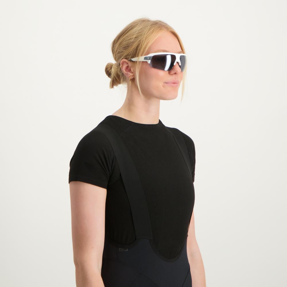 BBB Cycling BBB Sportbrille Impulse weiß glanz Einheitsgröße weis - magnetischer Glaswechsel