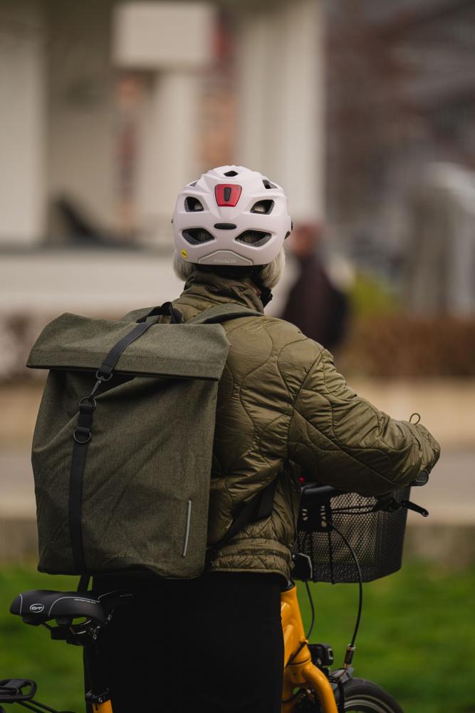 Contec Fahrradkorb Espresso KF schwarz 25x34x28 cm