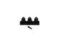 ELE BATTERY, VADO/COMO (GEN.1), BATTERY LATCHES KIT FOR UPDATED LOCK ASSEMBLY