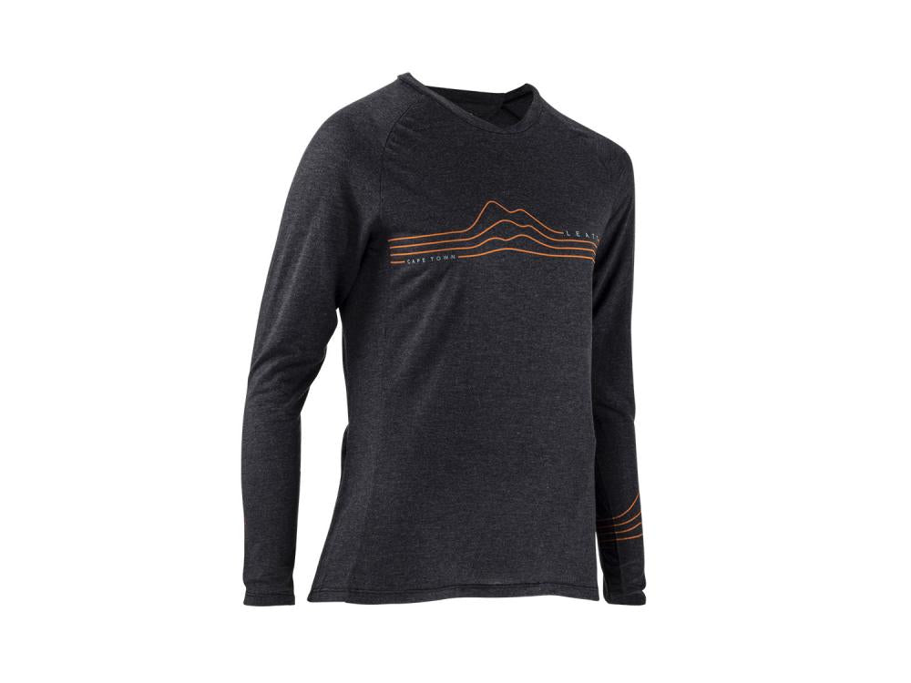 Leatt MTB All Mountain 3.0 Langarmtrikot Damen L Schwarz - Premium Trikot für Trail-Fahrten