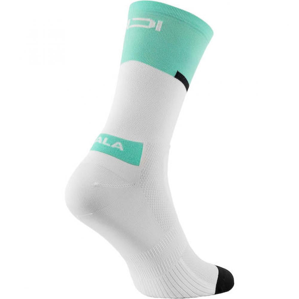 Sidi Socken NEO white mint fluo 44-46 Weiß/Türkis - atmungsaktive Radsocken