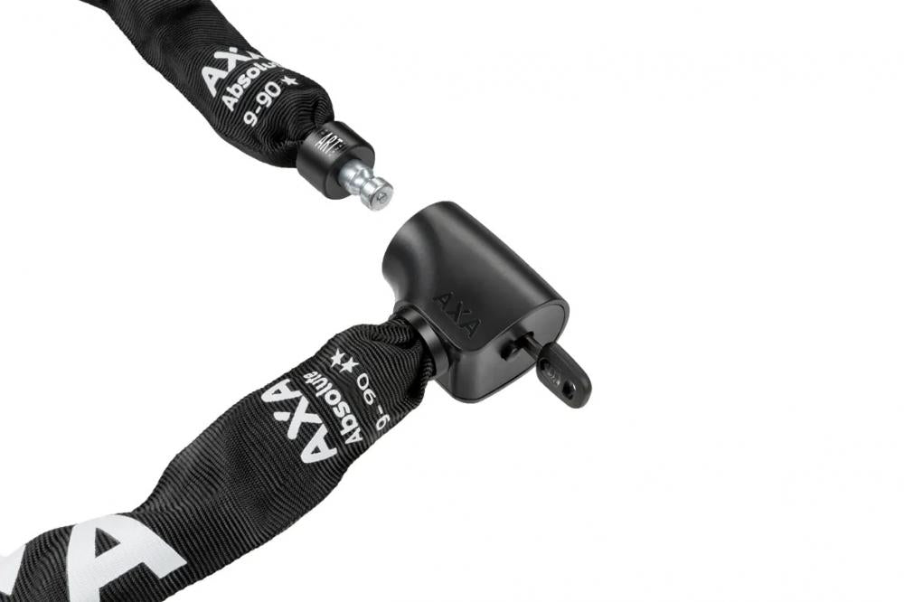 AXA Absolute 9-90 Kettenschloss 90 cm - Sicherheitsstufe 14 mit Aufbohrschutz