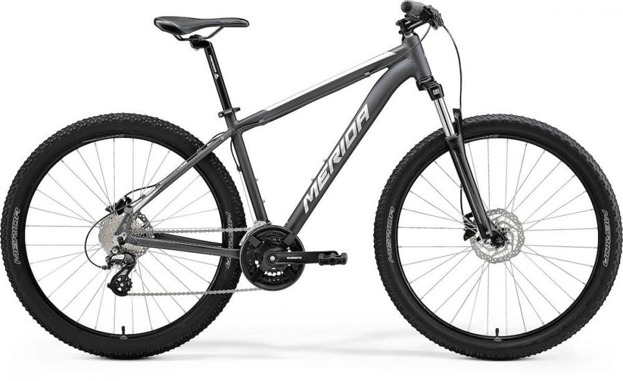 Merida BIG.SEVEN 15 HP2 schwarz/silber S (15) Matt-Dunkelsilber/Si - modernes Hardtail-MTB