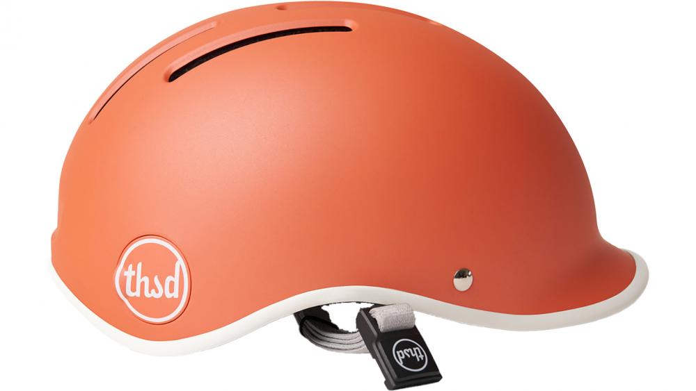 Thousand Heritage 2.0 Fahrradhelm Apricot Crush S 54-57 cm - Vintage Design, Belüftung, Eco-Leder Riemen, sicheres Magnetverschluss-System