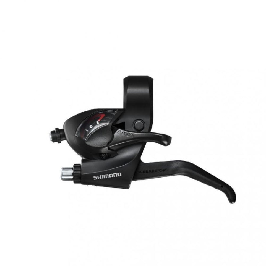 SHIMANO Schalt-/Bremshebel ST-EF41 3-fach Links Schwarz 2 Finger - 3-fach, Schwarz